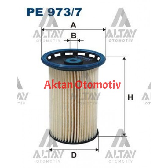 YAKIT FİLTRESİ (MAZOT) PASSAT / Q3 / TIGUAN 10-16 1.6 TDI-2.0 TDI CFFA-CFFB-CAYC-CBAA-CBAB-CFGB-CLJA-CFGC